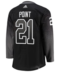 Tampa Bay Lightning Brayden Point 21 Alternate 2022 Stanley Cup Champions Breakaway Men Jersey - Black