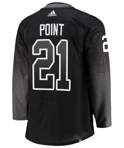 Tampa Bay Lightning Brayden Point 21 Alternate 2022 Stanley Cup Playoffs Breakaway Men Jersey - Black
