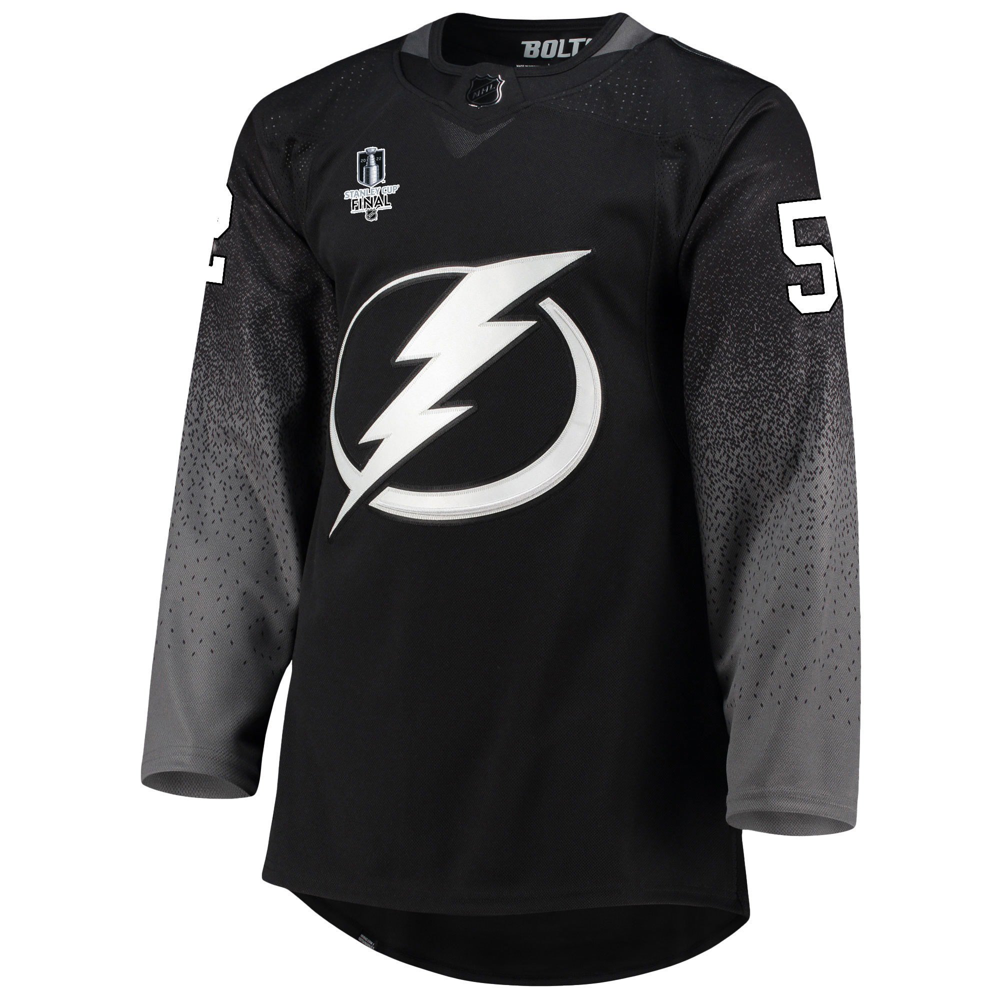 Tampa Bay Lightning Callan Foote 52 alternate 2022 Stanley Cup Final Breakaway Men Jersey - black