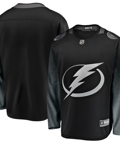 Tampa Bay Lightning Fanatics Branded Alternate Breakaway Jersey - Black Nhl
