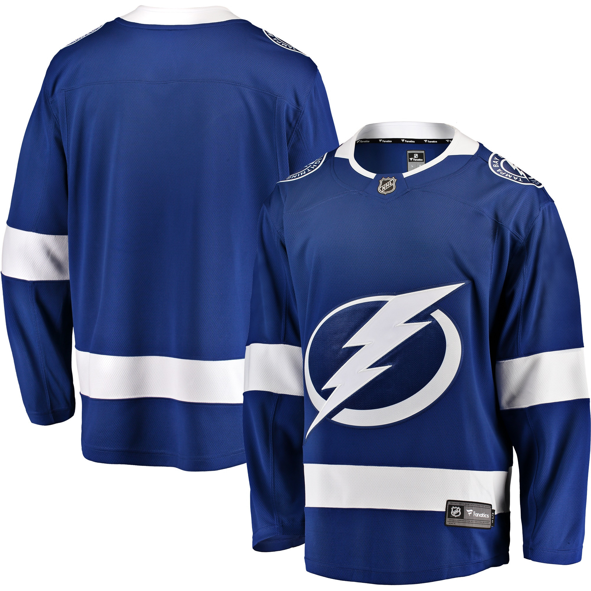 Tampa Bay Lightning Fanatics Branded Breakaway Home Jersey - Blue Nhl