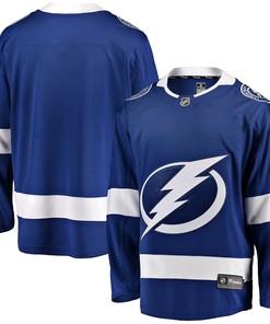 Tampa Bay Lightning Fanatics Branded Breakaway Home Jersey - Blue Nhl