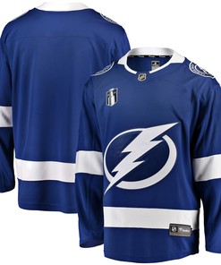 Tampa Bay Lightning Fanatics Branded Home 2022 Stanley Cup Final Breakaway Jersey - Blue Nhl