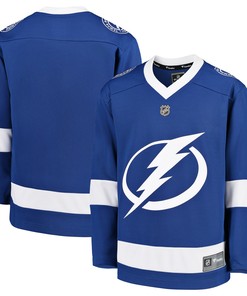 Tampa Bay Lightning Fanatics Branded Home Replica Blank Jersey - Blue Nhl