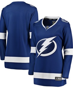 Tampa Bay Lightning Fanatics Branded Womens Breakaway Home Jersey - Blue Nhl