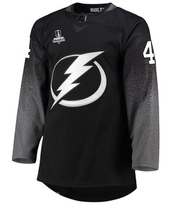 Tampa Bay Lightning Jan Rutta 44 Alternate 2022 Stanley Cup Playoffs Breakaway Men Jersey - Black