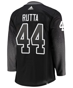 Tampa Bay Lightning Jan Rutta 44 Alternate 2022 Stanley Cup Playoffs Breakaway Men Jersey - Black