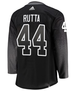 Tampa Bay Lightning Jan Rutta 44 alternate 2022 Stanley Cup Final Breakaway Men Jersey - black