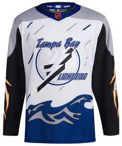 Tampa Bay Lightning Reverse Retro 2.0 Jersey - White