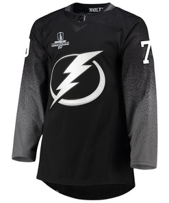 Tampa Bay Lightning Ross Colton 79 Alternate 2022 Stanley Cup Champions Breakaway Men Jersey - Black