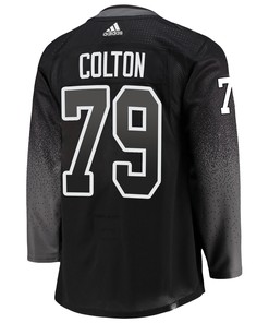 Tampa Bay Lightning Ross Colton 79 Alternate 2022 Stanley Cup Playoffs Breakaway Men Jersey - Black