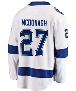 Tampa Bay Lightning Ryan McDonagh 27 Away 2022 Stanley Cup Champions Breakaway Men Jersey - White