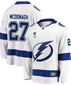 Tampa Bay Lightning Ryan McDonagh 27 Away 2022 Stanley Cup Final Breakaway Men Jersey - White