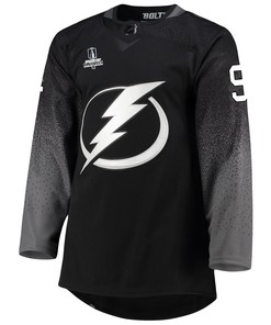 Tampa Bay Lightning Steven Stamkos 91 Alternate 2022 Stanley Cup Playoffs Breakaway Men Jersey - Black