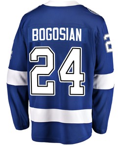 Tampa Bay Lightning Zach Bogosian 24 Home 2022 Stanley Cup Final Breakaway Men Jersey - Blue