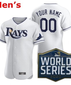 Tampa Bay Rays 2020 Mlb Custom Personalized White Custom Jersey