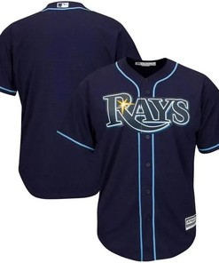 Tampa Bay Rays Big And Tall Cool Base Team Jersey - Navy