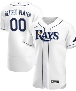 Tampa Bay Rays Home Pick-a-player Retired Roster Authentic Jersey - White Custom Jerseys Mlb