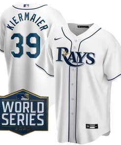 Tampa Bay Rays Kenvin Kiermaier #39 2020 Mlb White Jersey