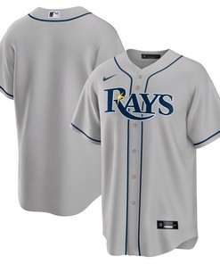 Tampa Bay Rays Road Replica Team Jersey Gray Mlb