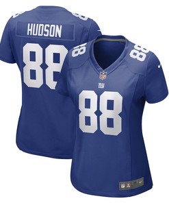 Tanner Hudson New York Giants Women's Game Player Jersey - Royal