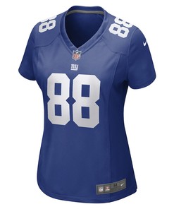 Tanner Hudson New York Giants Women's Game Player Jersey - Royal