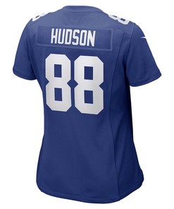 Tanner Hudson New York Giants Women's Game Player Jersey - Royal