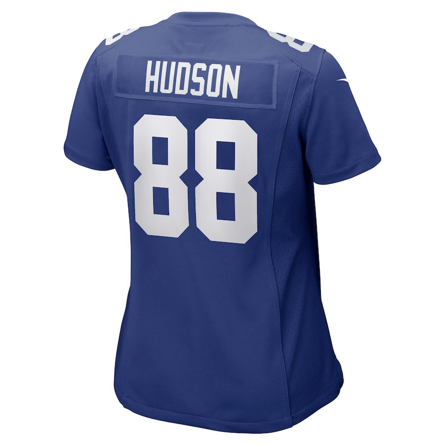 Tanner Hudson New York Giants Women's Game Player Jersey - Royal
