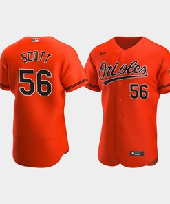 Tanner Scott 56 Baltimore Orioles Orange Alternate Jersey