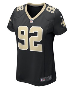 Tanoh Kpassagnon 92 New Orleans Saints Women's Game Player Jersey - Black