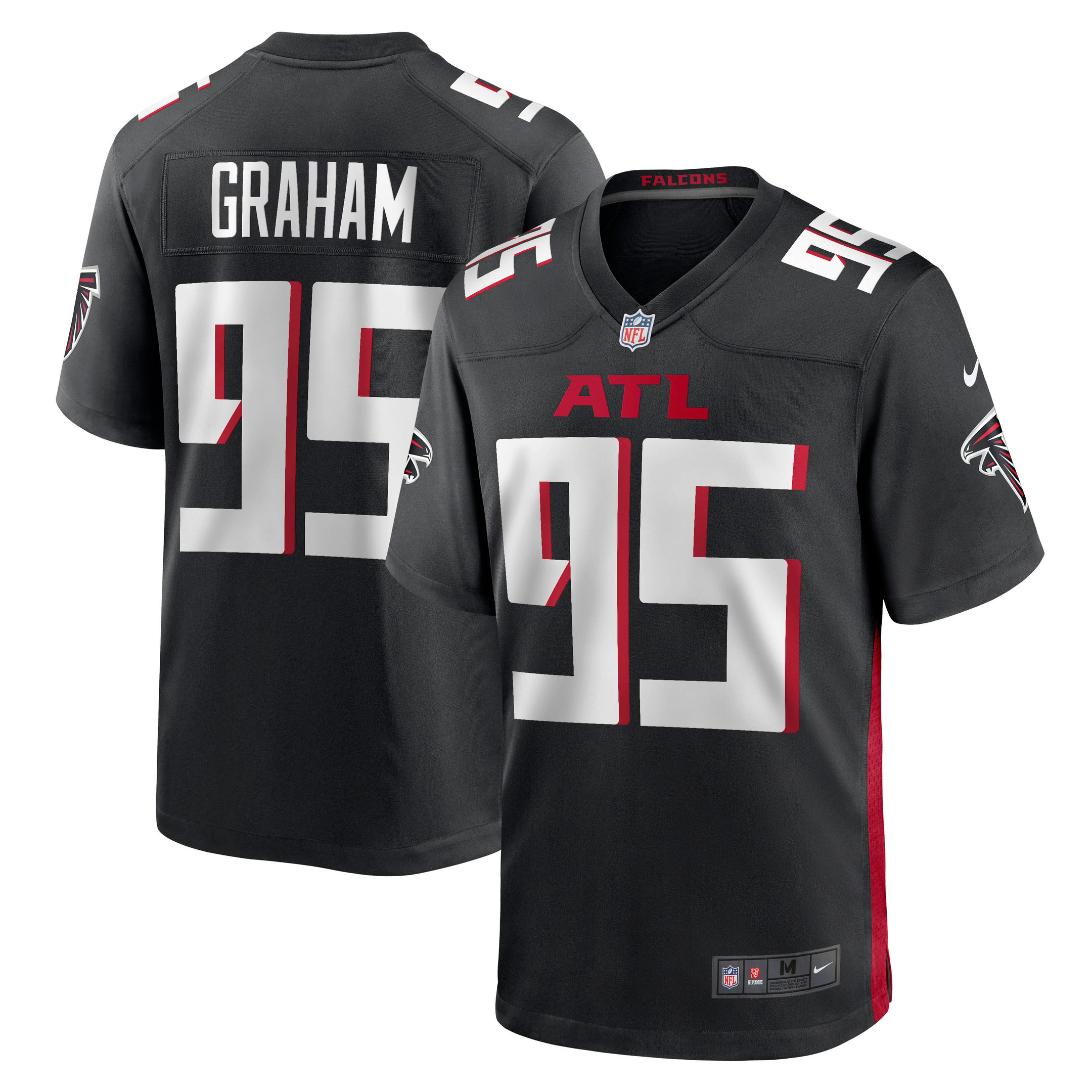 Taquon Graham Atlanta Falcons Game Jersey - Black Nfl