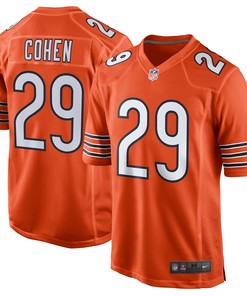 Tarik Cohen Chicago Bears Alternate Game Jersey - Orange Nfl
