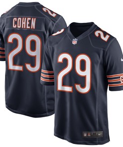 Tarik Cohen Chicago Bears Game Jersey - Navy Nfl