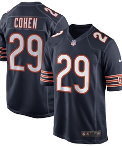 Tarik Cohen Chicago Bears Game Player Jersey - Navy Nfl