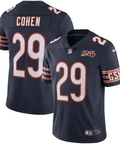 Tarik Cohen Chicago Bears Nfl 100th Season Limited Jersey Navy 2019