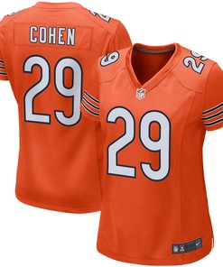 Tarik Cohen Chicago Bears Womens Game Jersey Orange Nfl