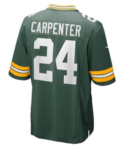 Tariq Carpenter 24 Green Bay Packers Game Player Jersey - Green
