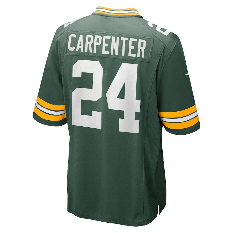 Tariq Carpenter 24 Green Bay Packers Game Player Jersey - Green