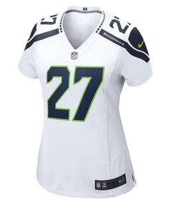 Tariq Woolen 27 Seattle Seahawks Women's Game Player Jersey - White