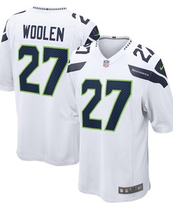 Tariq Woolen Seattle Seahawks Game Player Jersey - White