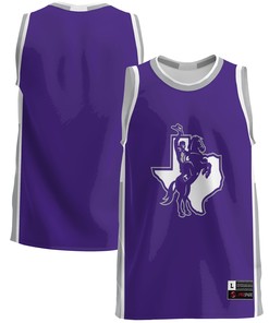Tarleton State Texans Basketball Jersey - Purple Ncaa