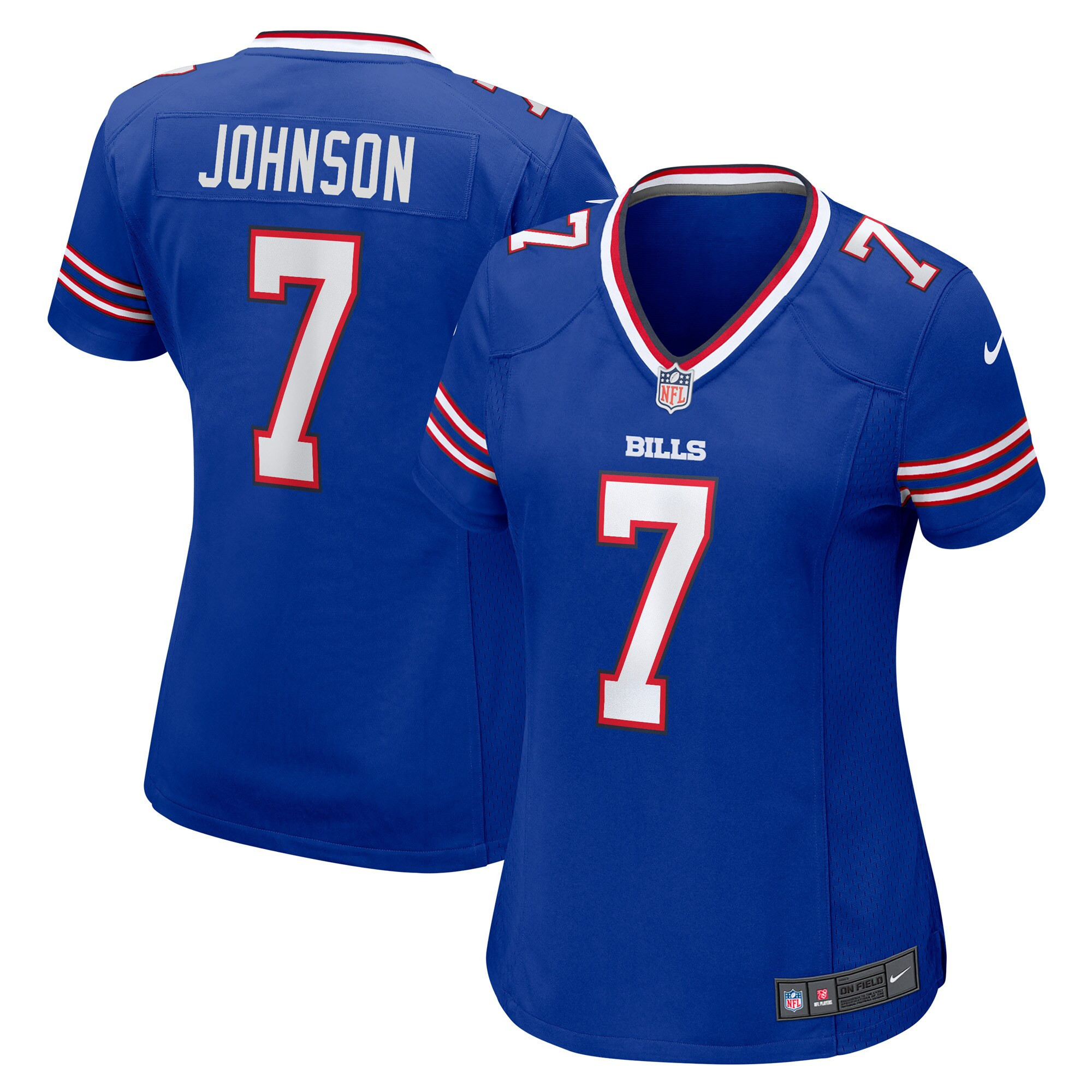 Taron Johnson Buffalo Bills Womens Game Player Jersey - Royal Nfl