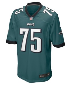 Tarron Jackson 75 Philadelphia Eagles Game Jersey - Midnight Green