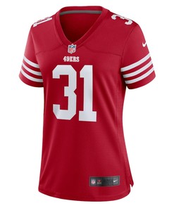 Tashaun Gipson Sr. 31 San Francisco 49ers Women's Home Game Player Jersey - Scarlet