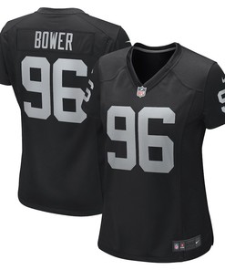 Tashawn Bower Las Vegas Raiders Women's Game Player Jersey - Black
