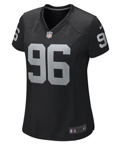 Tashawn Bower Las Vegas Raiders Women's Game Player Jersey - Black
