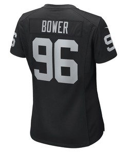Tashawn Bower Las Vegas Raiders Women's Game Player Jersey - Black