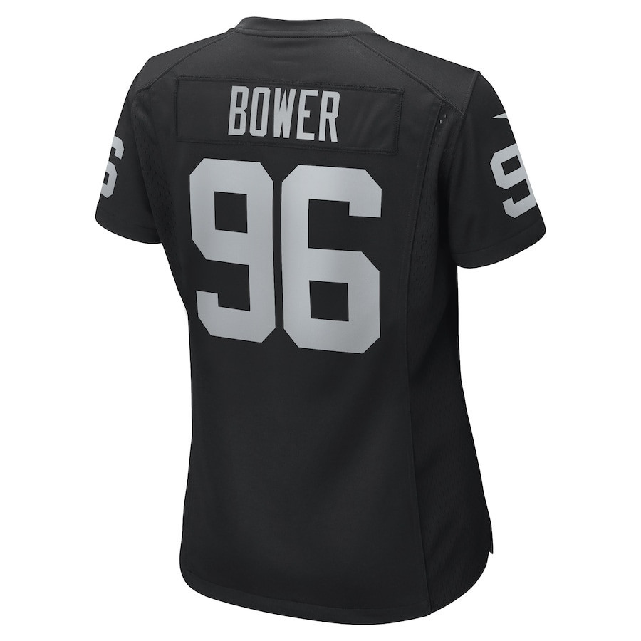 Tashawn Bower Las Vegas Raiders Women's Game Player Jersey - Black