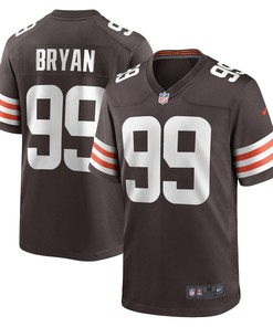 Taven Bryan Cleveland Browns Game Jersey - Brown Nfl
