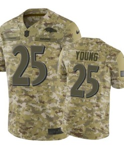 Tavon Young Jersey Nfl Camo Baltimore Ravens